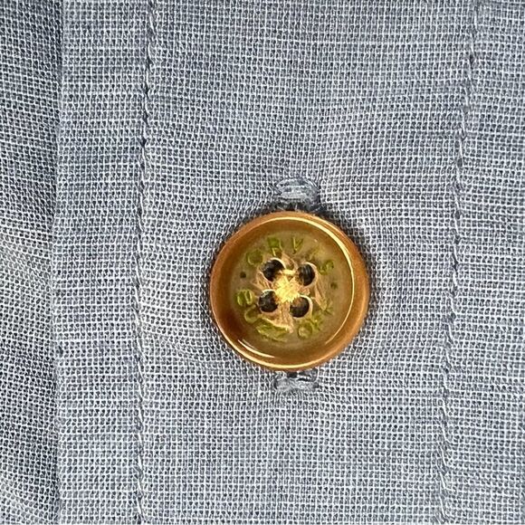 Orvis Buzz Off Insect Repellent Fishing Shirt. Blue. Size Large. Good Condition - Picture 3 of 11